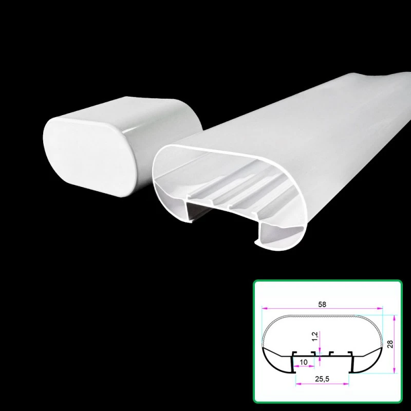 Kit de boîtier de lampe de purification extrudé