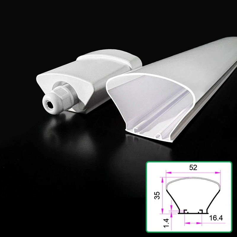 Kit de boîtier de lumière à bande linéaire