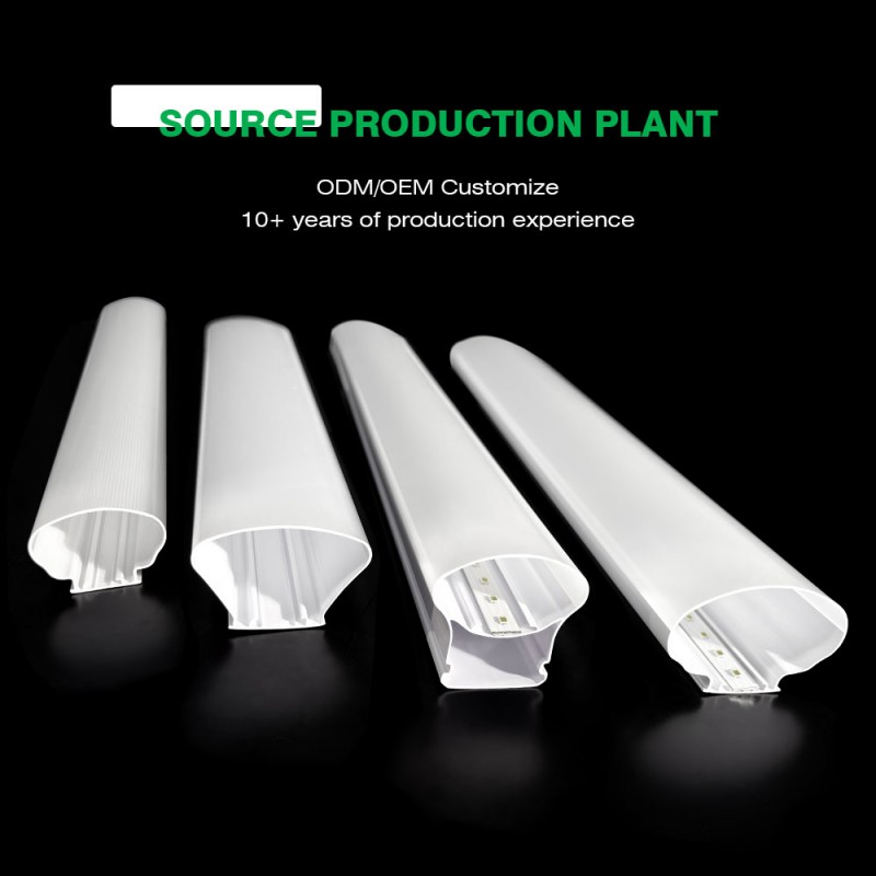 Abat-jour extrudé bicolore en polycarbonate