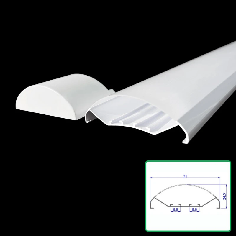 Lampe de purification bicolore extrudée