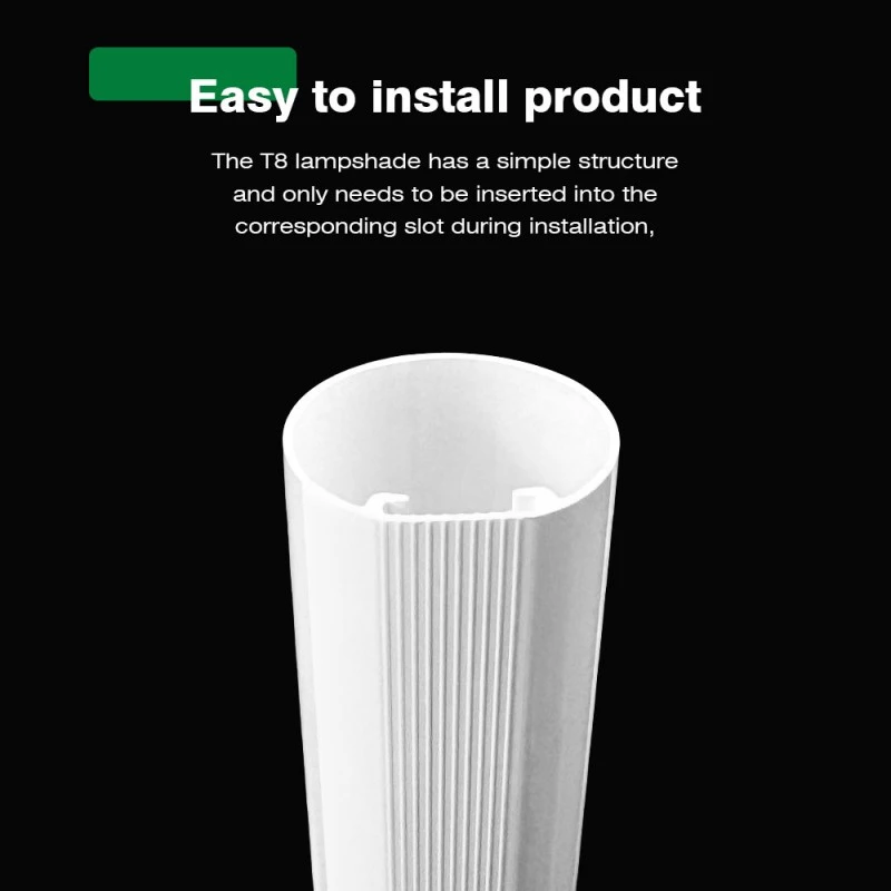 Boîtier bicolore pour tube T8