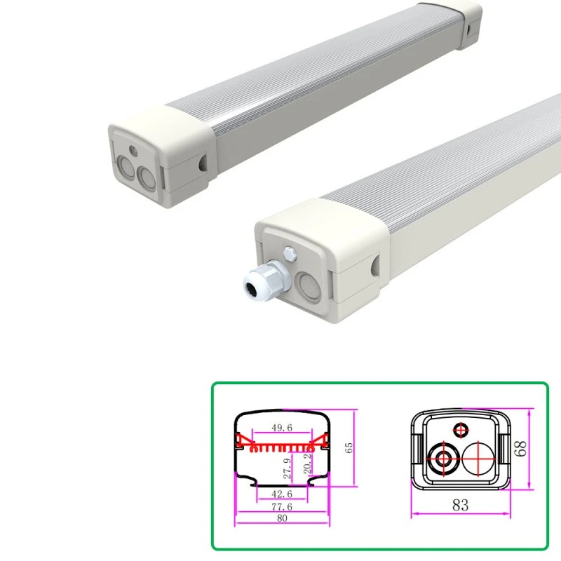 Boîtier extrudé bicolore Tri-Proof Light